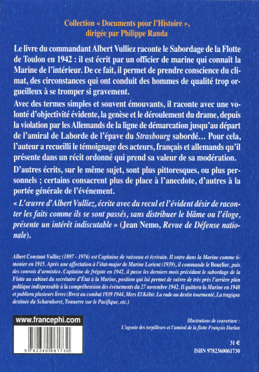 Les 20 derniers jours de la Flotte : le sabordage de la Flotte de Toulon en 1942