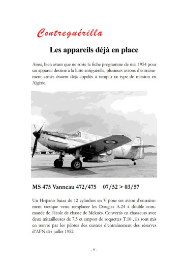 Contreguérilla, appui outremer : Projets Avortés