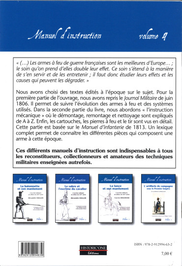 Les armes à feu portative à l'usage des troupes françaises sous le Premier Empire