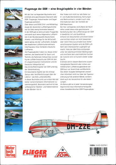 Flugzeuge der DDR - Band 4 : 1952 bis 1990 Fotos und Dokumente - Militär- und Zivilflugzeuge OCCASION