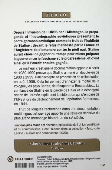 La collaboration Staline-Hitler