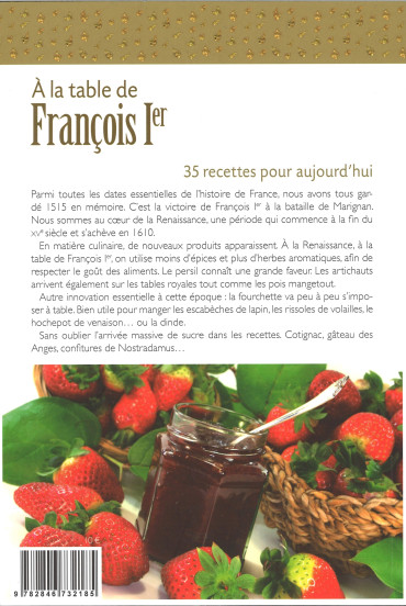 A la table de François 1er : 35 recettes pour aujourd'hui