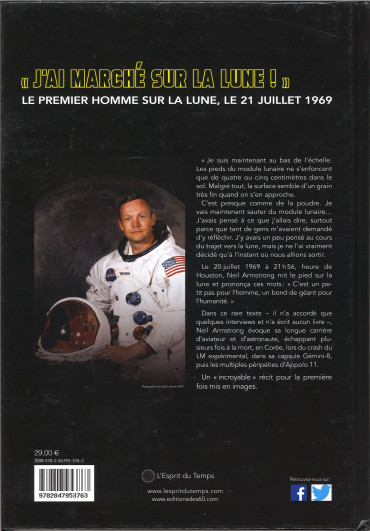 J'ai marché sur la lune  ! Neil ARMSTRONG
