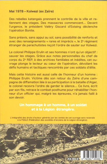 De l'Algérie à Kolwezi : L'honneur d'un colonel