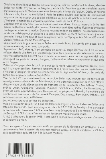 Zeller au service des nazis en Bretagne, 1940-1944