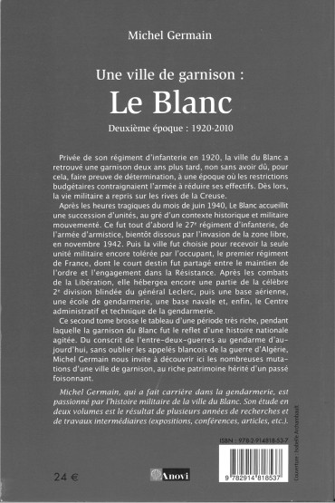 Une ville de garnison : Le Blanc - Tome 2 1920-2010