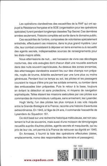 Nous atterrissions de nuit... Les atterrissages secrets de la RAF en France, 1940-1944
