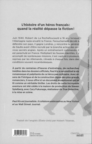 Le saboteur : l'histoire vraie du gentleman qui a défié les nazis