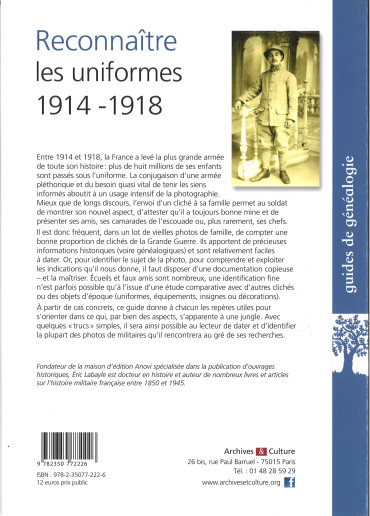 RECONNAITRE LES UNIFORMES 1914-1918