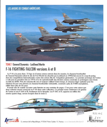 F-16 FIGHTING FALCON Tome 1 : versions 1 et B