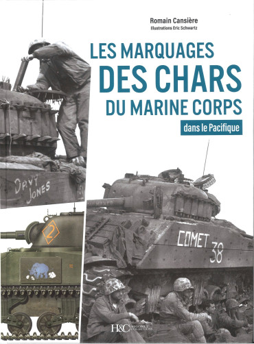 LES MARQUAGES DES CHARS DU MARINE CORPS DANS LE PACIFIQUE