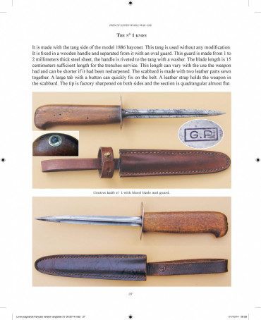 French Knives during World War I