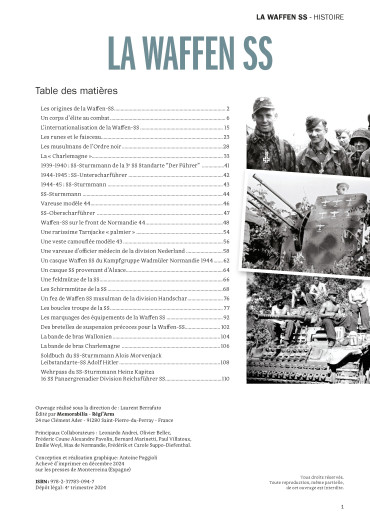 LA WAFFEN SS : HISTOIRE - UNIFORMES - ÉQUIPEMENTS