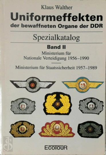 Uniformeffekten der bewaffneten Organe II der DDR. Spezialkatalog