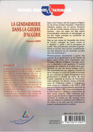 LA GENDARMERIE DANS LA GUERRE D'ALGÉRIE