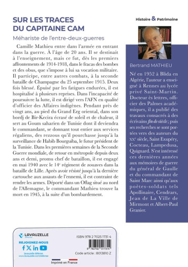 SUR LES TRACES DU CAPITAINE CAM - Méhariste de l’entre-deux-guerres