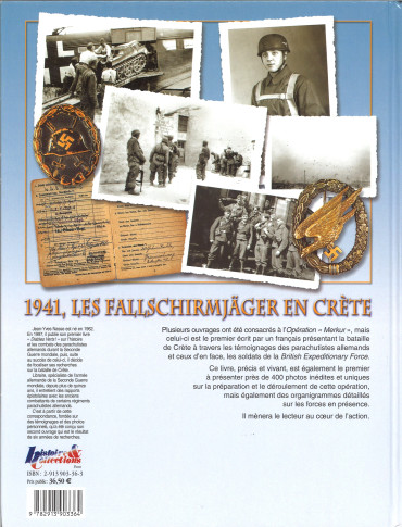 FALLSCHIRMJAGER EN CRÈTE "ÉTAT OCCASION"