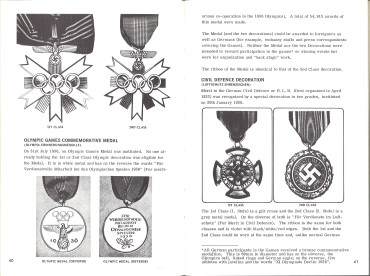 ORDERS, DECORATIONS, MEDALS AND BADGES OF THE THIRD REICH (including the Free City of Danzig)  "ÉTAT OCCASION"