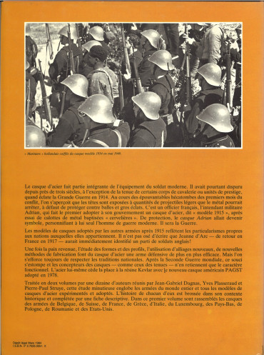 Les casques de combat du monde entier de 1915 à nos jours tome 1 - "ÉTAT OCCASION"
