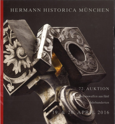 Livre d'enchères HERMANN HISTORICA Schusswaffen n°72