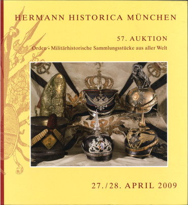 Livre d'enchères HERMANN HISTORICA Militar & Geschichte n°57