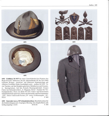 Livre d'enchères HERMANN HISTORICA Militar & Geschichte n°61