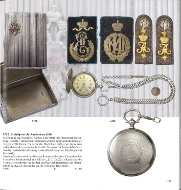 Livre d'enchères HERMANN HISTORICA Militar & Geschichte n°66