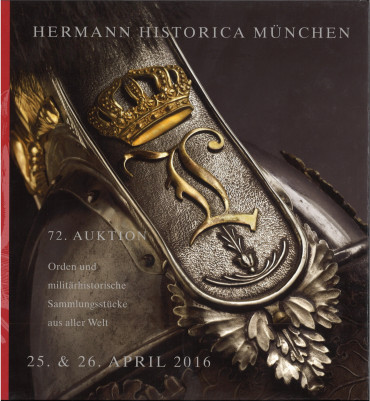 Livre d'enchères HERMANN HISTORICA Militar & Geschichte n°72