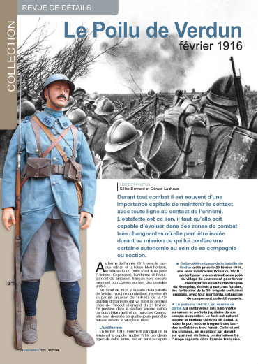 Le poilu de Verdun février 1916 - Uniformes N°265  numérique
