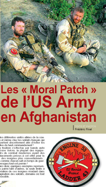 Les "Moral Patch" de l'US Army en Afghanistan - uniformes n° 266 numérique