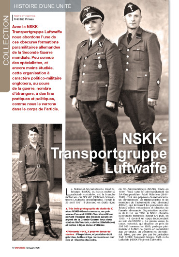 NSKK-Transportgruppe Luftwaffe - Uniformes N° 266 numérique