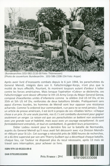 Le sacrifice des Fallschirmjäger Tome 1 - OCCASION