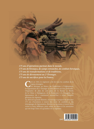 OCCASION - 2e REGIMENT ETRANGER D'INFANTERIE : 175 ANS D'HISTOIRES, D'HOMMES ET DE COMBAT