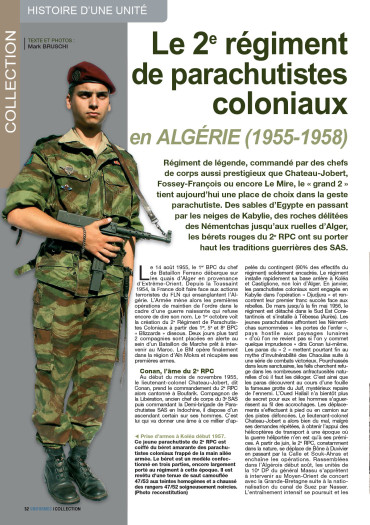 Le 2e REP coloniaux en ALGÉRIE (1955-1958) - Uniformes n°267 numérique