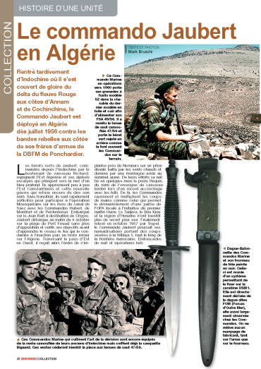 Le commando Jaubert en Algérie - Uniformes 269 numérique