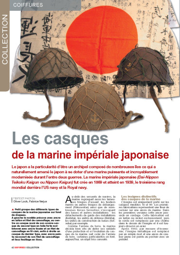 Les casques de la marine impériale japonaise - Uniformes 269 numérique
