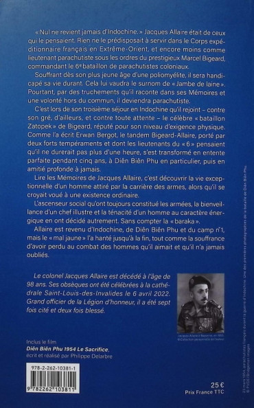 Lieutenant de Bigeard - Indochine 1945-1954