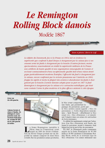 Le Remington - GDA 396 version numérique