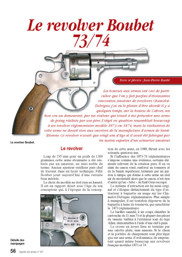 Le revolver Boubet 73/74 - GDA 397 numérique