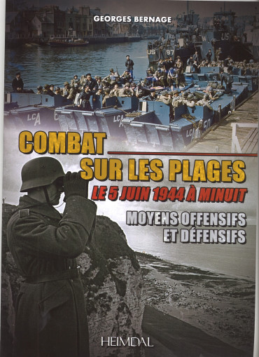 Combat sur les plages le 5 juin 1944 a miunuit moyens offens