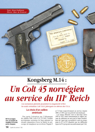 Un colt 45 norvégien au service du IIIe Reich - GDA 399 version numérique