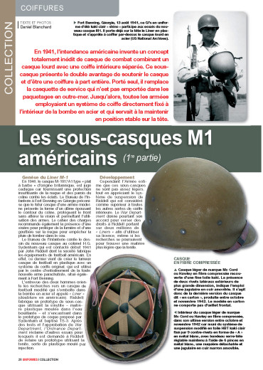 Les sous-casques M1 américains (1ere part.) - Uniformes  N°272 numérique
